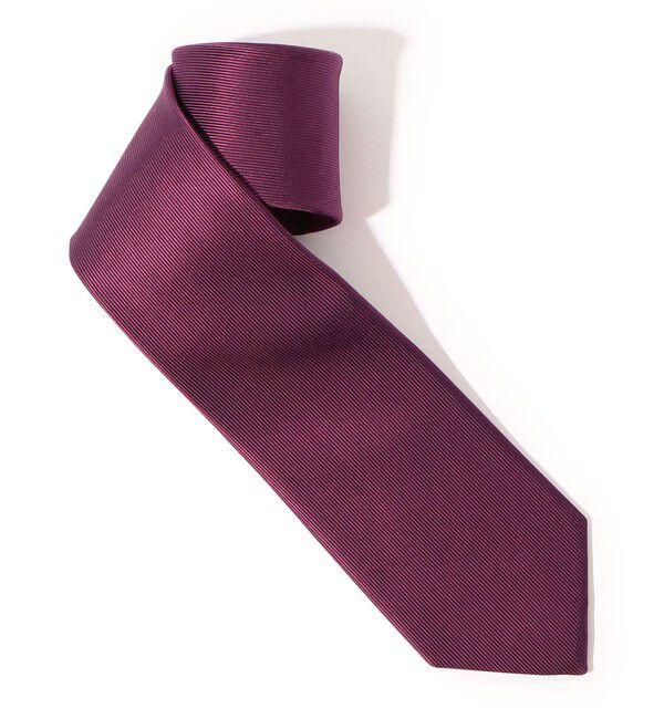 TOMORROWLAND GOODS「TOMORROWLAND シルク ソリッドタイ」|ネクタイ・蝶ネクタイ|77 パープル