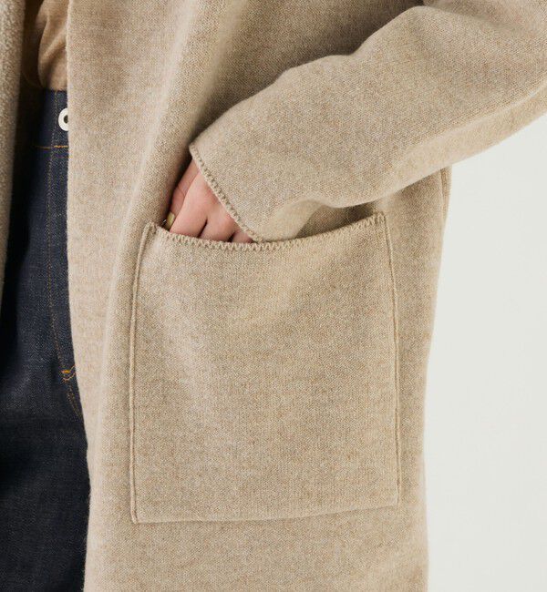 GALERIE VIE「ダブルフェイスパイル ショールカラーコート」|その他|