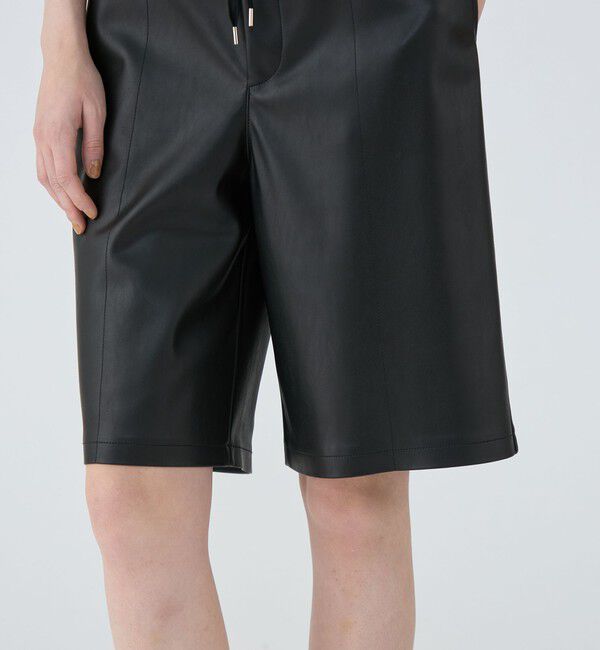 MACPHEE「レザーライク ハーフパンツ」|その他|