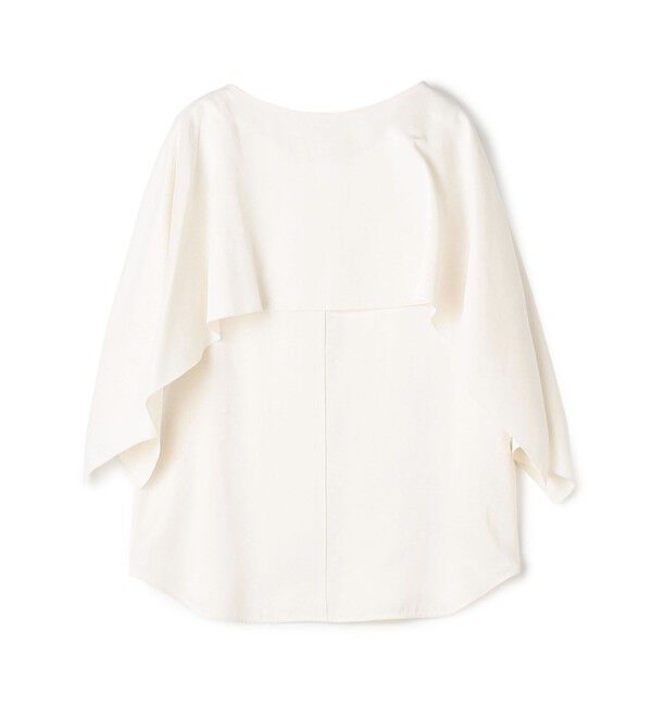 DES PRES「ソフトサテン レイヤードブラウス」|シャツ・ブラウス|11 ホワイト