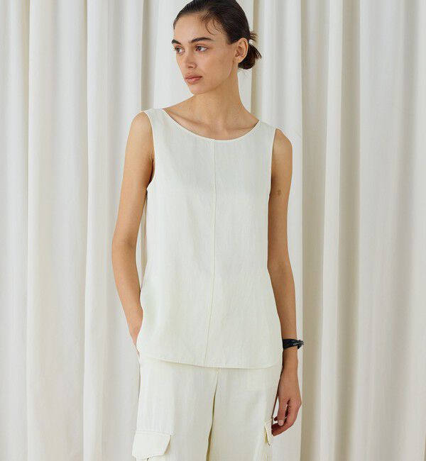 DES PRES「ソフトサテン レイヤードブラウス」|シャツ・ブラウス|