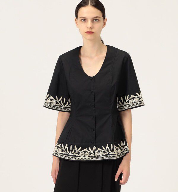 TOMORROWLAND GOODS「BY MALENE BIRGER MERLINA エンブロイダリーブラウス」|シャツ・ブラウス|