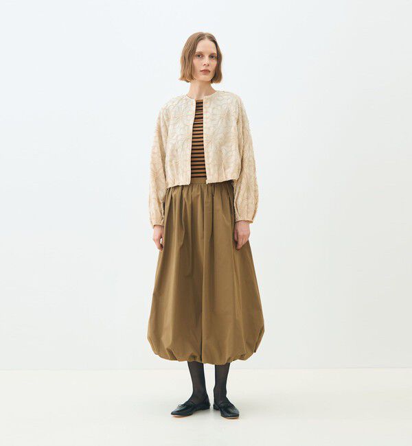 TOMORROWLAND collection「レーヌエンブロイダリー バルーンブルゾン」|ブルゾン・スタジャン|