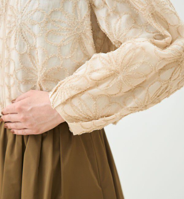 TOMORROWLAND collection「レーヌエンブロイダリー バルーンブルゾン」|ブルゾン・スタジャン|