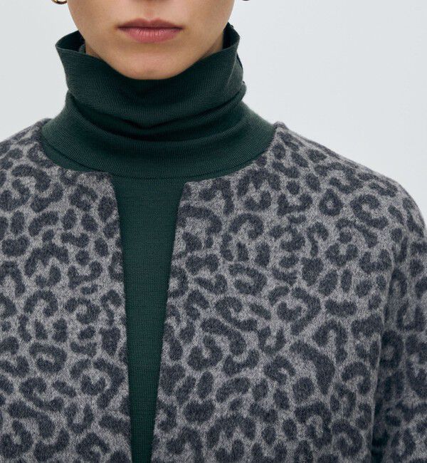 TOMORROWLAND collection「アニマルリバー 2-wayリバーコート」|ノーカラーコート|