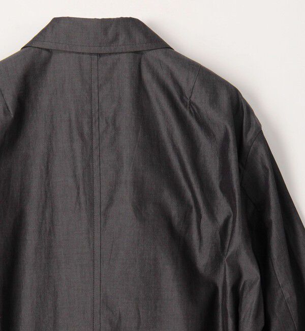 CABaN「コットンシャンブレー ベルテッドダブルブレストジャケット」|テーラードジャケット|