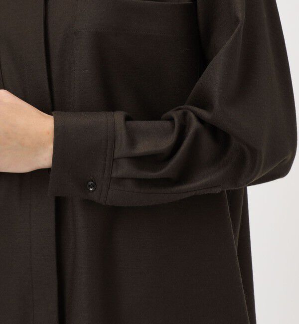 Ballsey「ウールスムース ビッグシャツ」|シャツ・ブラウス|