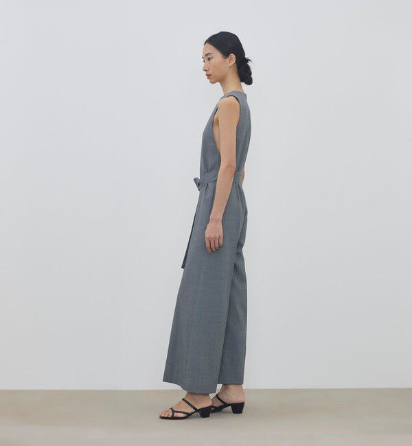 DES PRES「ポリエステルウールバラシャ ジャンプスーツ」|オールインワン|