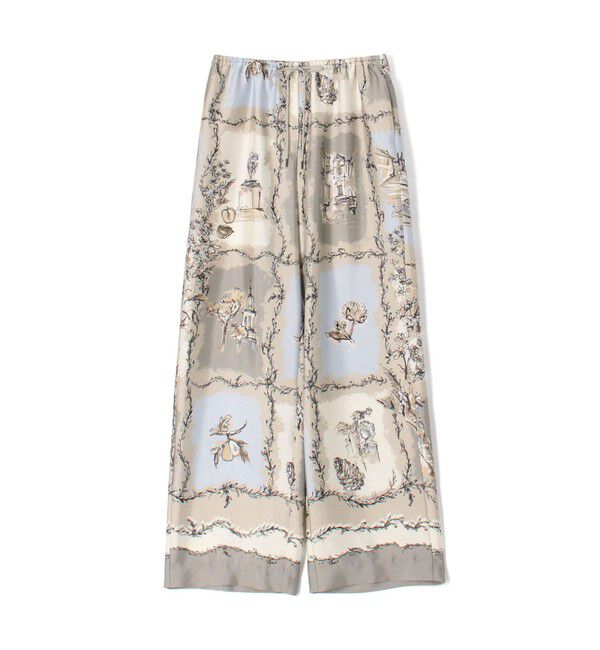 TOMORROWLAND collection「ローマプリント ドローストリングパンツ」|その他|42 ライトベージュ系