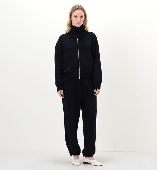 GALERIE VIE「コットンスピニングウール トラックジャケット」|ブルゾン・スタジャン|