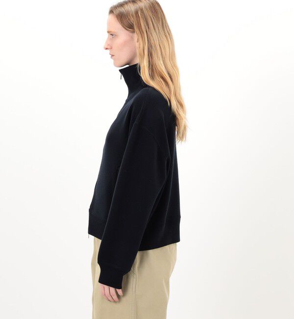 GALERIE VIE「コットンスピニングウール トラックジャケット」|ブルゾン・スタジャン|