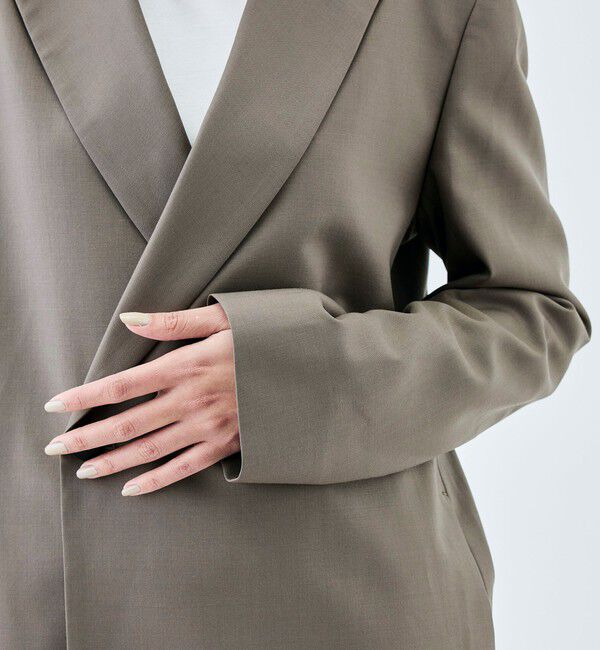 Edition「Super120'sウォッシャブルウール ダブルブレストジャケット」|テーラードジャケット|