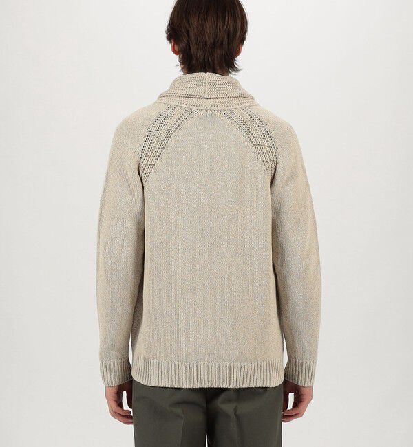 TOMORROWLAND MENS「リネンコットン ショールカラー ニットカーディガン」|カーディガン|