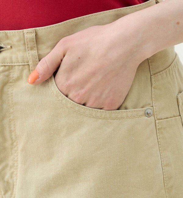 MACPHEE「ウォッシュドチノ ストレートパンツ」|チノ|