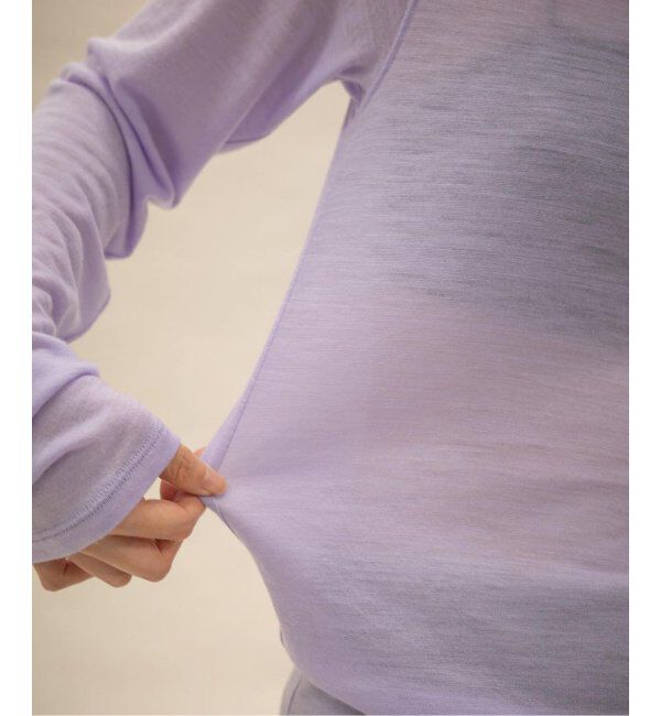EMILYWEEK「スーパーウール クルーネックシアープルオーバー」|Tシャツ・カットソー|