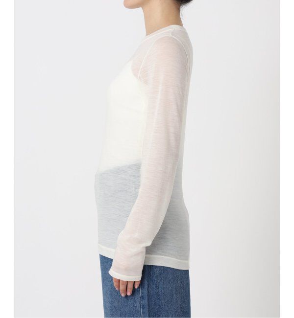 EMILYWEEK「スーパーウール クルーネックシアープルオーバー」|Tシャツ・カットソー|