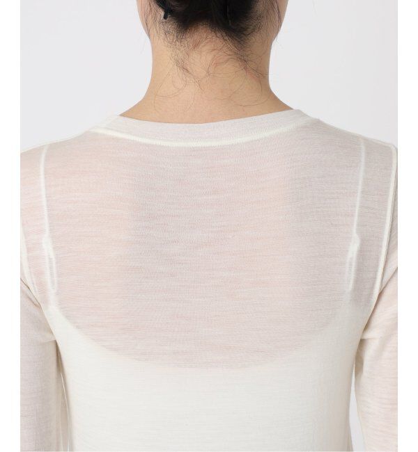 EMILYWEEK「スーパーウール クルーネックシアープルオーバー」|Tシャツ・カットソー|