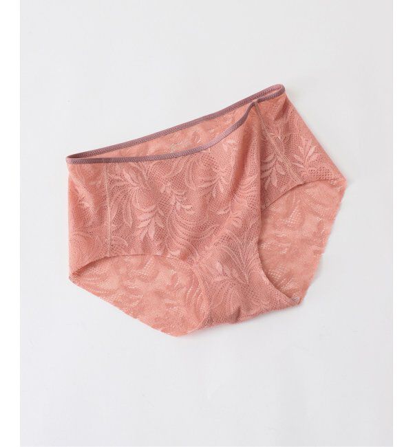 EMILYWEEK「フローラルレースローライズショーツ」|インナー|ピンク B