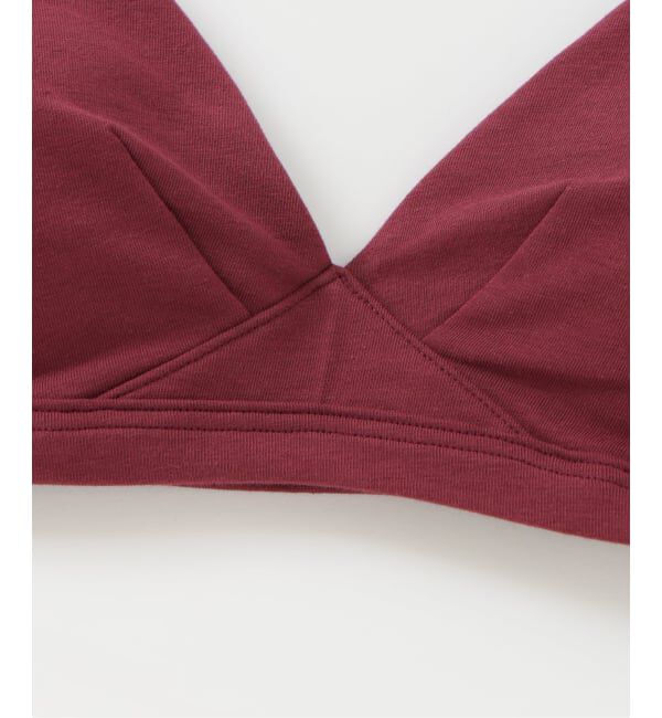 EMILYWEEK「【RESET】オーガニックコットン混 ブラ（ベージュ、ボルドー）」|インナー|