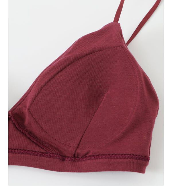 EMILYWEEK「【RESET】オーガニックコットン混 ブラ（ベージュ、ボルドー）」|インナー|