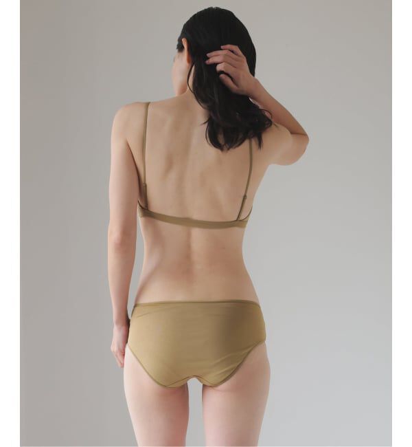 EMILYWEEK「【RESET】オーガニックコットン混 ブラ（ベージュ、ボルドー）」|インナー|