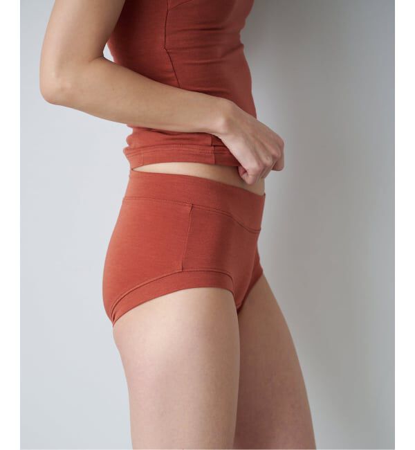 EMILYWEEK「【ACTIVE】Bamboo ボーイレッグショーツ（ブラック、ベージュA、オレンジ）」|インナー|