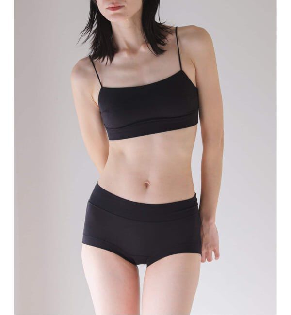 EMILYWEEK「【ACTIVE】Bamboo ボーイレッグショーツ（ブラック、ベージュA、オレンジ）」|インナー|