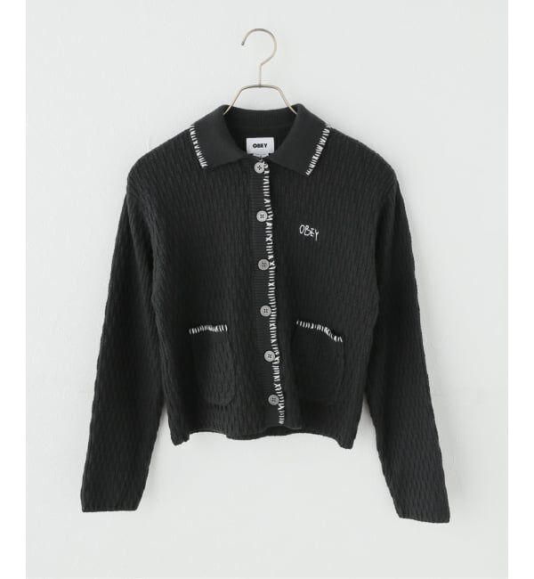 JOINT WORKS「OBEY / オベイ AMELIE BUTTON DOWN SWEATER」|ニット・セーター|