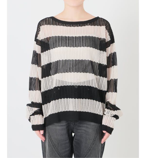 JOINT WORKS「NOCTO ARCHIVE/ノクト アーカイブ Mesh Knit Pullover」|ニット・セーター|
