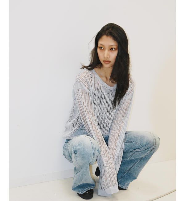 JOINT WORKS「NOCTO ARCHIVE/ノクト アーカイブ Mesh Knit Pullover」|ニット・セーター|