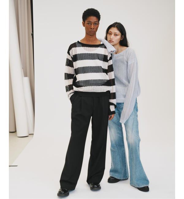 JOINT WORKS「NOCTO ARCHIVE/ノクト アーカイブ Mesh Knit Pullover」|ニット・セーター|