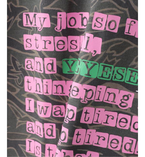 JOINT WORKS「YESEYESEE / イエスアイシー Y.E.S Wording Camo Tee」|Tシャツ・カットソー|
