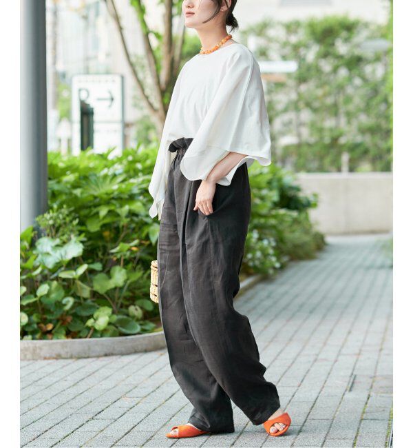 IENA LA BOUCLE「Y.A.Acc/ワイエーアク 別注リネンパンツ」|その他|