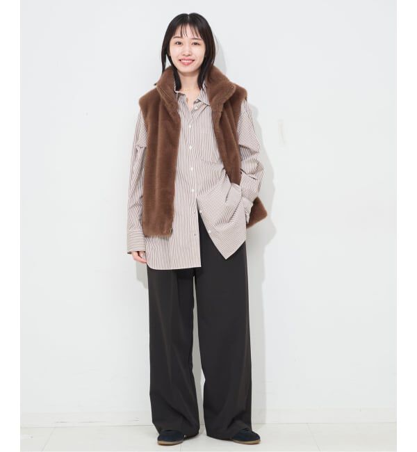 SLOBE IENA「コットンブロードベーシックシャツ」|シャツ・ブラウス|