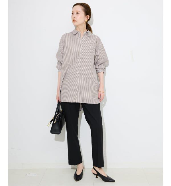 SLOBE IENA「コットンブロードベーシックシャツ」|シャツ・ブラウス|