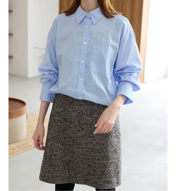 SLOBE IENA「コットンブロードベーシックシャツ」|シャツ・ブラウス|