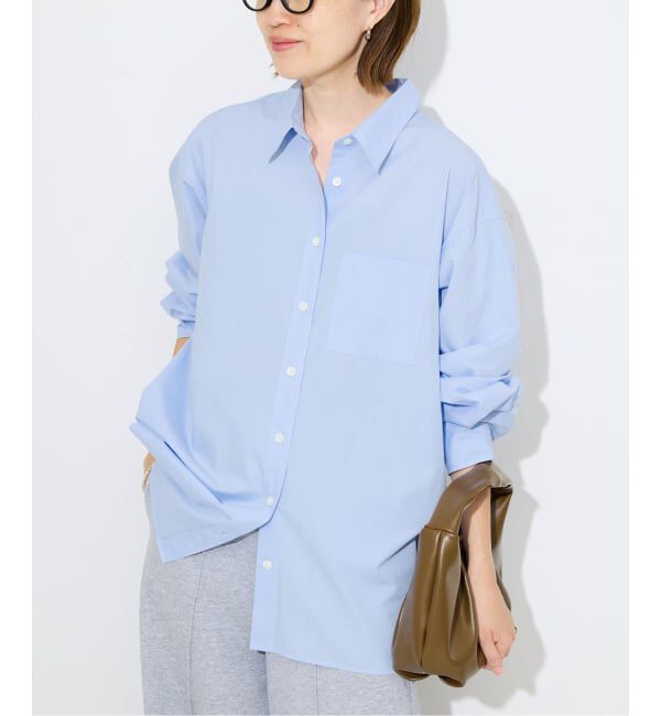 SLOBE IENA「コットンブロードベーシックシャツ」|シャツ・ブラウス|
