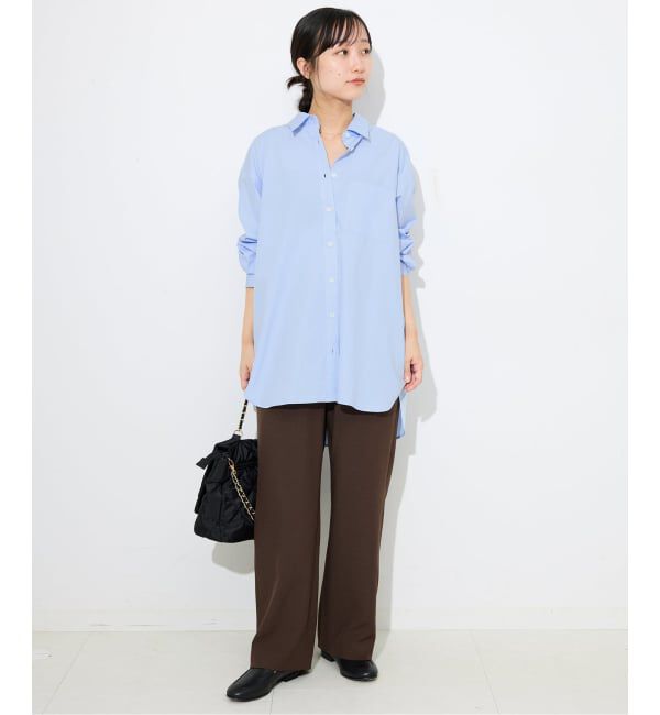 SLOBE IENA「コットンブロードベーシックシャツ」|シャツ・ブラウス|