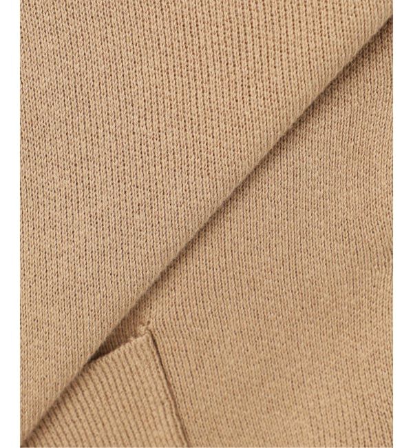 SLOBE IENA「《セットアップ対応可》コットンダブルフェイスカーディガン」|カーディガン|