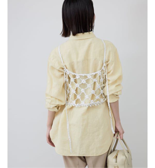 SLOBE IENA「《追加》リネンコットンレギュラーシャツ」|シャツ・ブラウス|