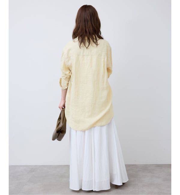 SLOBE IENA「《追加》リネンコットンレギュラーシャツ」|シャツ・ブラウス|