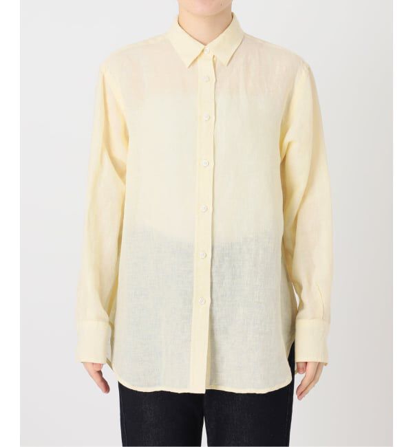 SLOBE IENA「《追加》リネンコットンレギュラーシャツ」|シャツ・ブラウス|