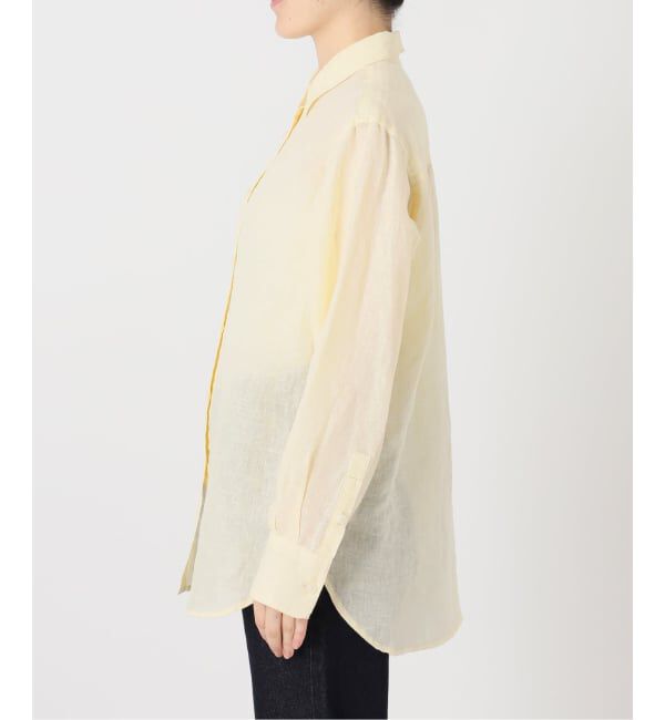 SLOBE IENA「《追加》リネンコットンレギュラーシャツ」|シャツ・ブラウス|