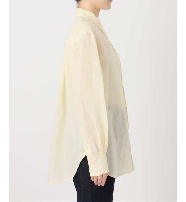 SLOBE IENA「《追加》リネンコットンレギュラーシャツ」|シャツ・ブラウス|