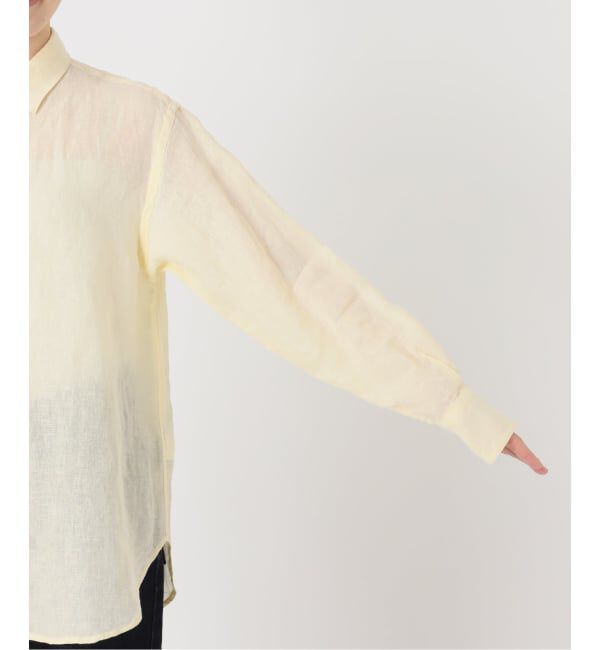 SLOBE IENA「《追加》リネンコットンレギュラーシャツ」|シャツ・ブラウス|