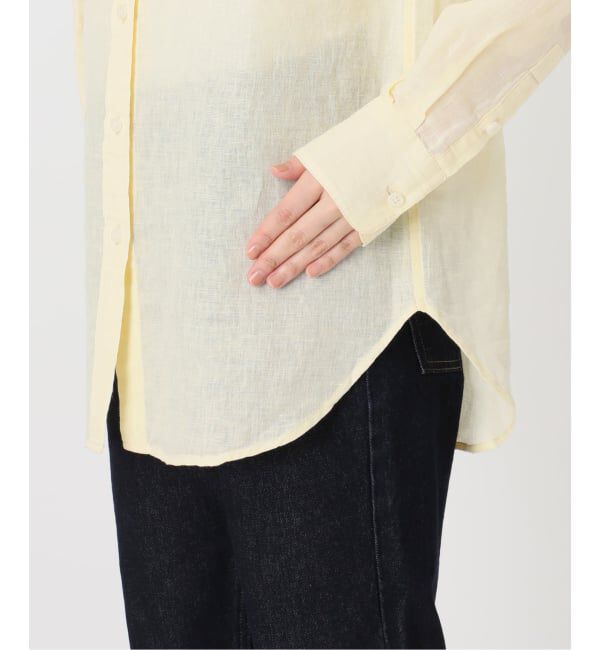 SLOBE IENA「《追加》リネンコットンレギュラーシャツ」|シャツ・ブラウス|