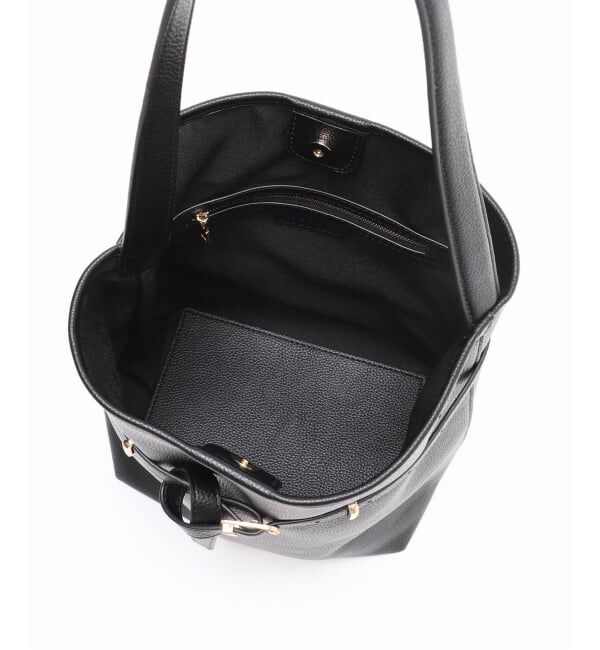 SLOBE IENA「《WEB限定/追加6》SLOBE ベルトスクエアトートバッグ」|ショルダー・メッセンジャー|