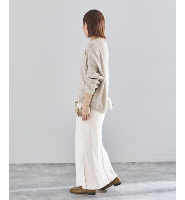 IENA「《追加17》ダブルサテンスカート」|スカート|