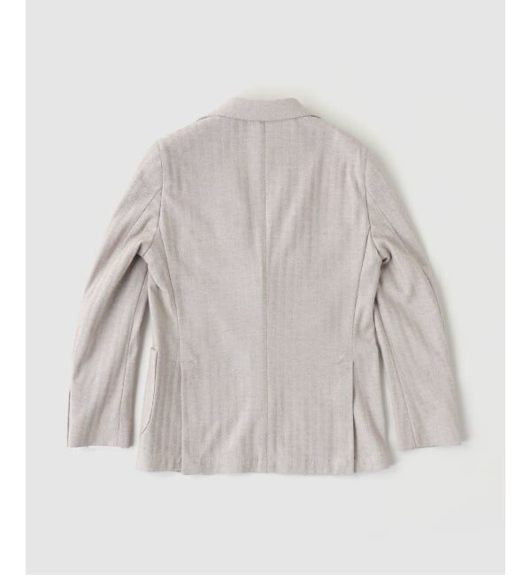 EDIFICE「BRERAS (ブレラス) 別注 ジャージー へリンボン ジャケット」|テーラードジャケット|