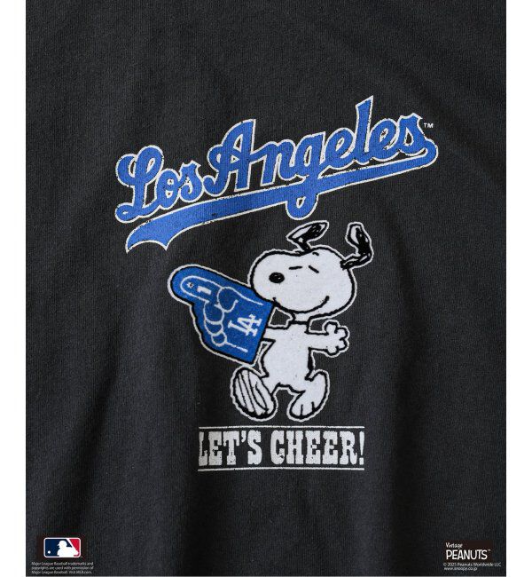 JOURNAL STANDARD relume「PEANUTS 別注 MLB ベースボール プリントTシャツ」|Tシャツ・カットソー|